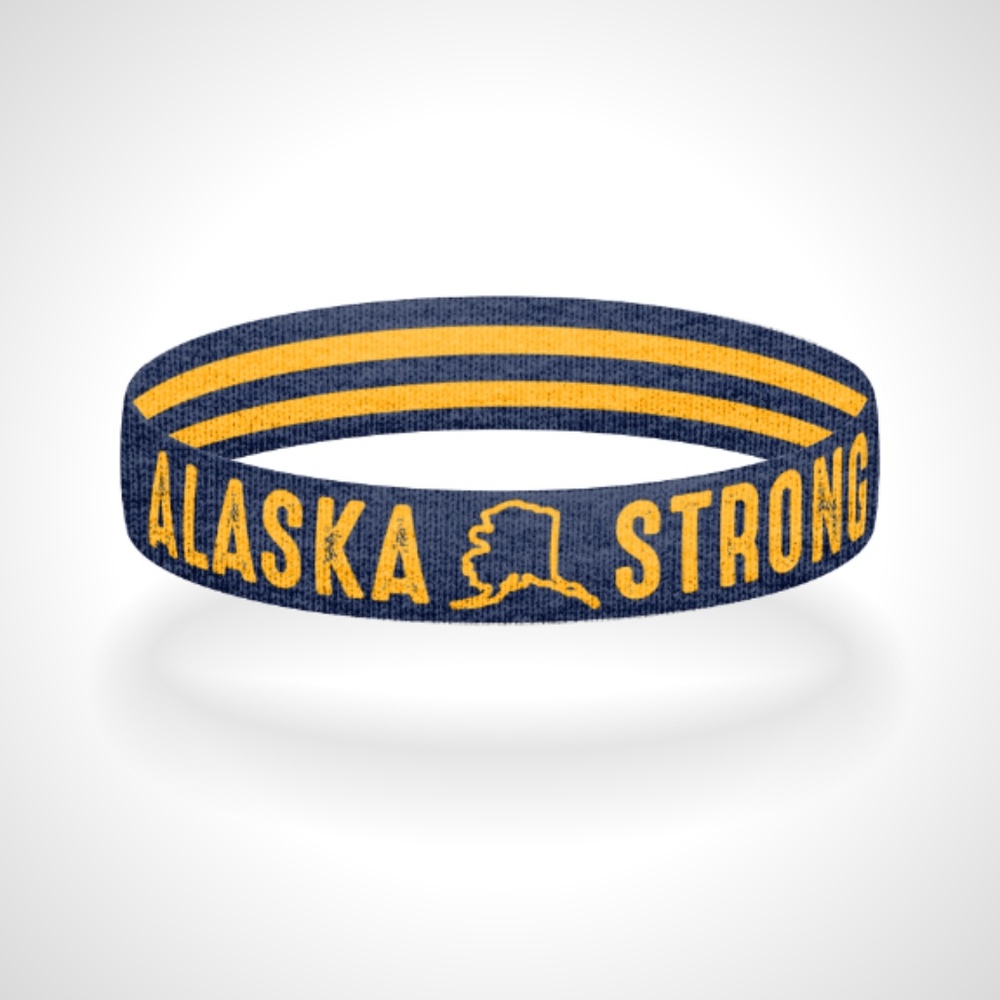 Reversible Alaska Strong Bracelet Wristband